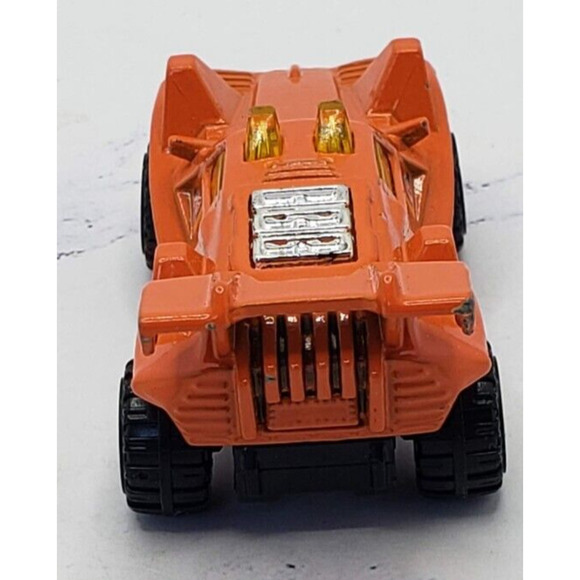 Hot Wheels 2014 Racing Orange Quicksand Car With Off-road 6 Spoke Wheels - Picture 4 of 6